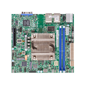 Supermicro A3SPI-8C-HLN4F max. 128GB 1xPCIe 3.0 4x1GbE 2xM.2 1xU.2 1xSATA (up to 5xSATA) IPMI w/ Intel Atom C5325 9MB / 8x 2.4GHz / 8T / 41W mini-ITX