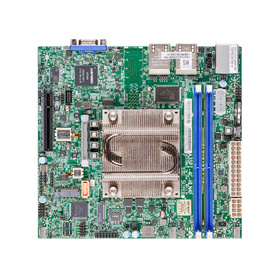 Supermicro A3SPI-4C-HLN4F max. 128GB 1xPCIe 3.0 4x1GbE 2xM.2 1xU.2 1xSATA (up to 5xSATA) IPMI w/ Intel Atom C5315 9MB / 4x 2.4GHz / 4T / 38W mini-ITX