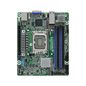 ASRock W680D4ID-2T/G5/X550 max. 128GB 1xPCIe 5.0 2x10GbE 2xM.2 3xU.2 (up to 8xSATA) IPMI UP LGA-1700 Deep mini-ITX