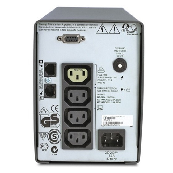 APC Smart-UPS SC420I 230V 260W/420VA