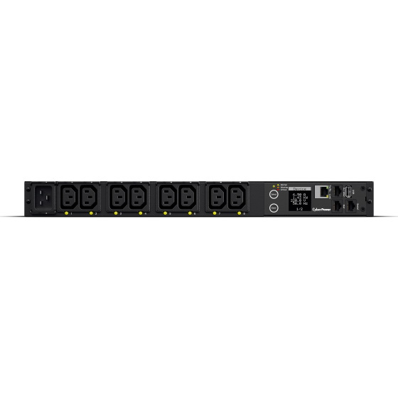 CyberPower PDU Switched Metered 1HE 230V/16A 8xC13 Out 1xC20 In