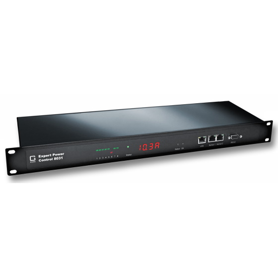 GUDE 8031-3 PDU Switched 1HE 230V/16A 8xSchuko Out 1xC20 In