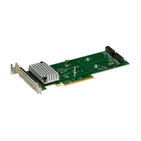 Supermicro AOC-SLG4-2H8M2 2-Port SATA/NVMe RAID PCIe 4.0 2x M.2