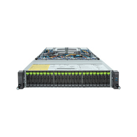 Gigabyte R283-Z92-AAE1 rev. 3.x 2U DP SP5 max. 6TB 2xPCIe 5.0 24x2,5" 4x2,5" 2xGbE IPMI 2x2000W