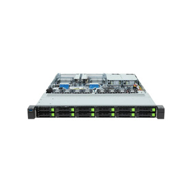 Gigabyte R163-Z35-AAH1 rev. 3.x 1U UP SP5 max. 3TB 2xPCIe 5.0 12x2,5" 1xM.2 1xGbE IPMI 2x1300W