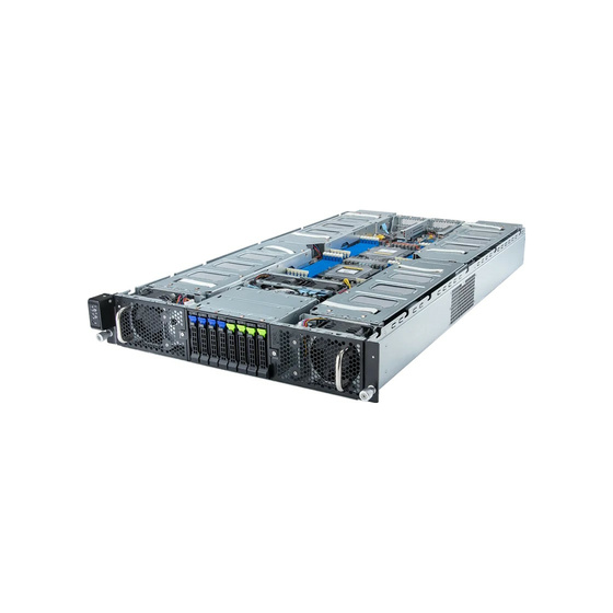Gigabyte G293-Z41-AAP1 rev. 3.x 2U DP SP5 max. 6TB 8xPCIe 5.0 8x2,5 2x10GbE IPMI 2x3000W