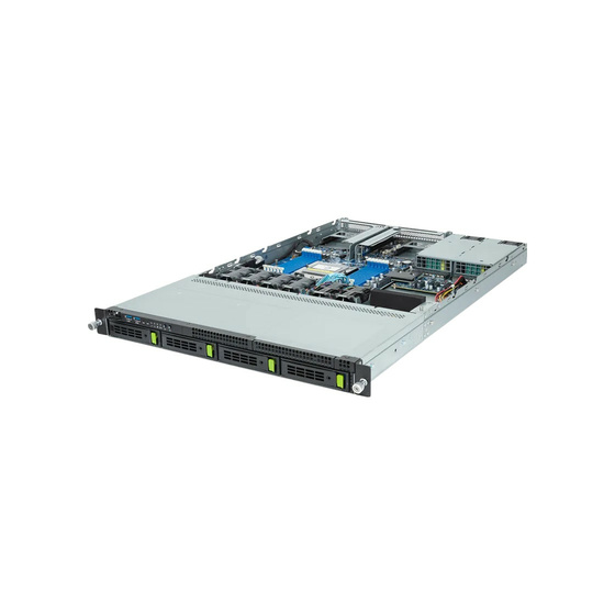 Gigabyte R163-Z30-AAB1 1U UP SP5 max. 3TB 2xPCIe 5.0 4x3,5 1xM.2 1xGbE IPMI 2x800W