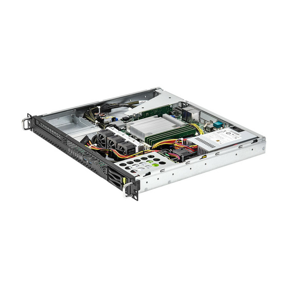 ASRock 1U2E-C252 1U UP LGA1200 max. 128GB 1x3,5 2x2,5 1xM.2 2xGbE IPMI 1x315W