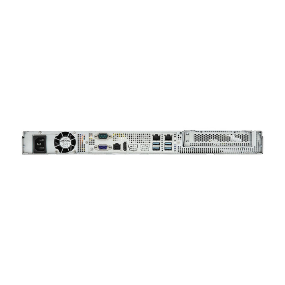ASRock 1U2E-C252 1U UP LGA1200 max. 128GB 1x3,5 2x2,5 1xM.2 2xGbE IPMI 1x315W