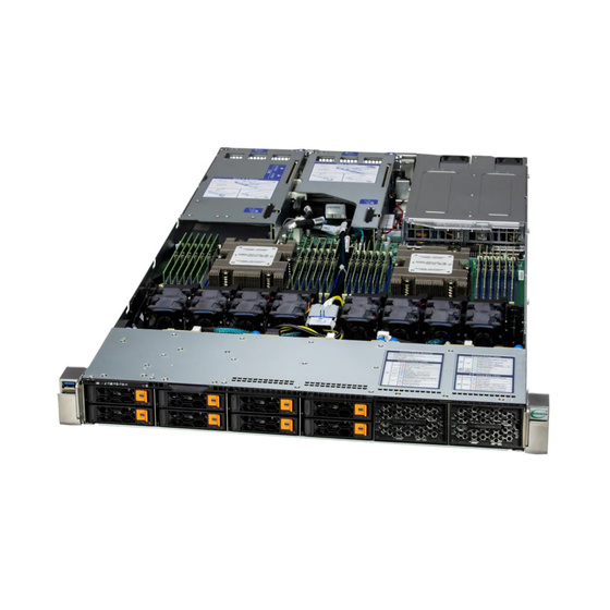 Supermicro A+ Server AS-1125HS-TNR 1U DP SP5 max. 9TB 4xPCIe 5.0 8x2,5 SATA/NVMe5 2xM.2 NIC options IPMI 2x1200W