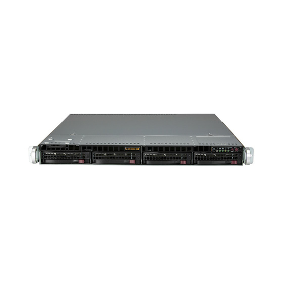 Supermicro SuperServer SYS-511R-W 1U UP LGA1700 max. 128GB 3xPCIe 5.0/4.0 4x3,5 SATA/NVMe5 2xM.2 2xGbE IPMI max. 1x600W (PSU Red. opt.)