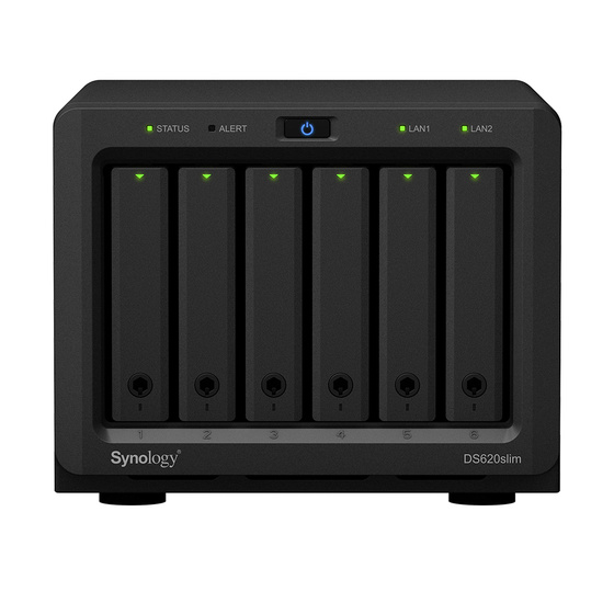 Synology DS620slim 6-Bay 2-Core 2GB 2x1GbE