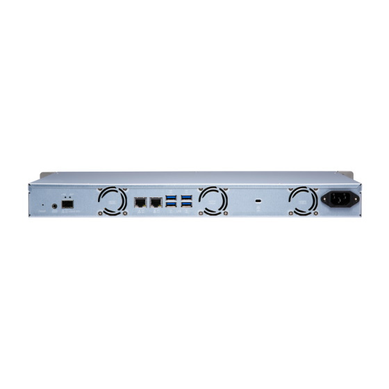 QNAP TS-431XEU 1U 4-Bay 4-Core 2GB 1x10G SFP+ 2xGbE Short-Depth
