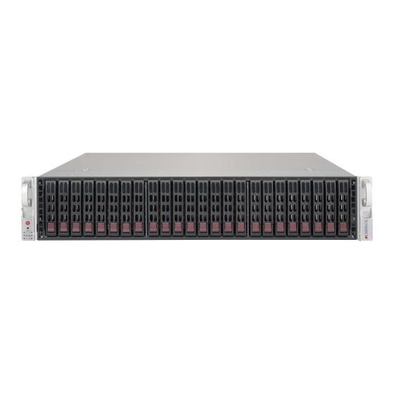 Supermicro SAS JBOD CSE-216BE1C-R609JBOD 19 2U 24-Bay 2x740W