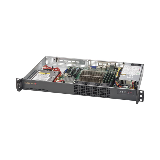 Supermicro SuperServer SYS-5019S-L 1U max. 64GB 2xGbE Short S1151