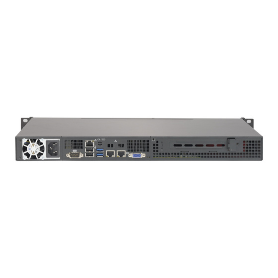Supermicro SuperServer SYS-5019S-L 1U max. 64GB 2xGbE Short S1151
