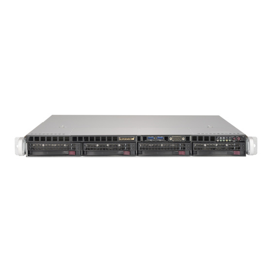 Supermicro SuperServer SYS-5019S-MN4 1U max. 64GB 4xGbE 4x3,5 S1151