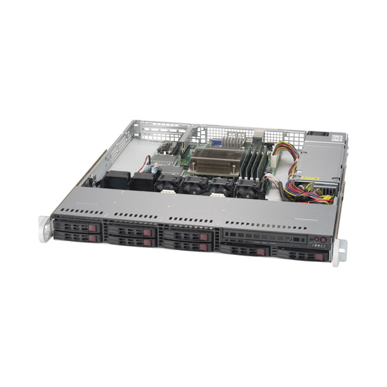 Supermicro SuperServer SYS-1019S-MC0T 1U max. 64GB 2x10GbE 8x2,5 SAS 3008 S1151