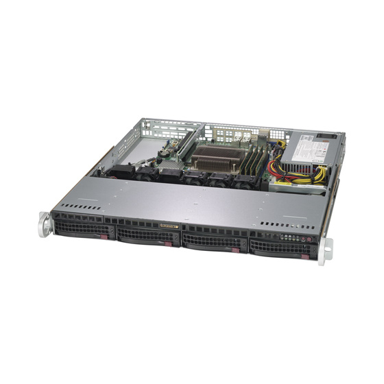 Supermicro SuperServer SYS-5019C-M 1U max. 128GB 2xGbE 4x3,5 S1151v2