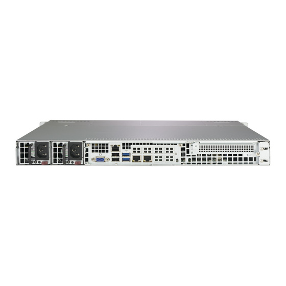 Supermicro SuperServer SYS-5019C-MR 1U max. 128GB 2xGbE 4x3,5 2x400W S1151v2