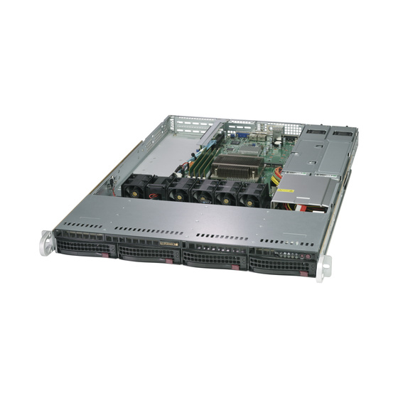 Supermicro SuperServer SYS-5019C-WR 1U max. 128GB 2xGbE 3xPCIe 4x3,5 2x500W S1151v2