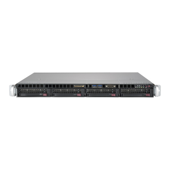 Supermicro SuperServer SYS-5019P-MTR 1U max. 2TB 2x10GbE 4x3,5 2x400W S3647