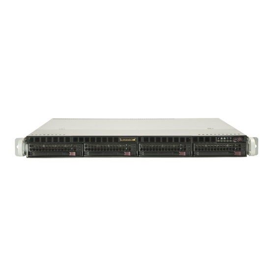 Supermicro SuperServer SYS-5019P-MR 1U max. 1.5TB 2xGbE 4x3,5 2x400W S3647