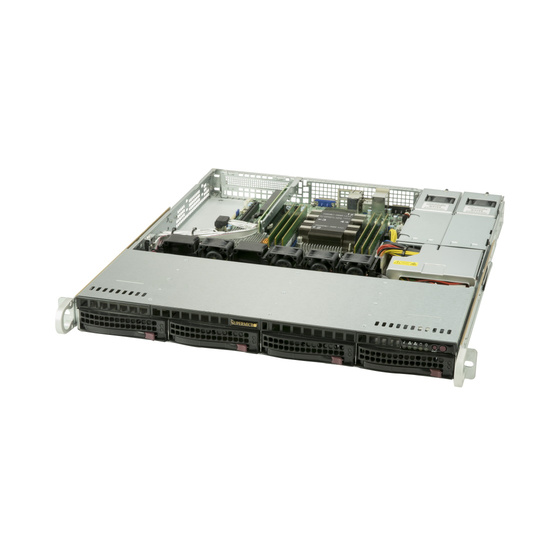 Supermicro SuperServer SYS-5019P-MR 1U max. 1.5TB 2xGbE 4x3,5 2x400W S3647