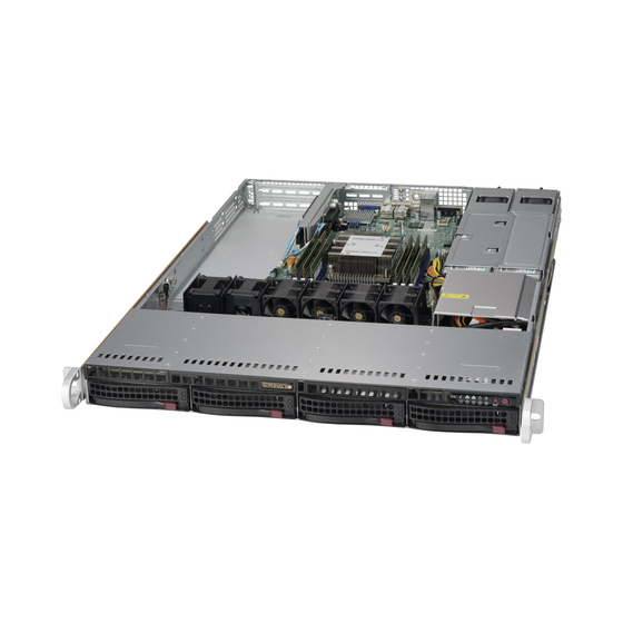 Supermicro SuperServer SYS-5019P-WTR 1U max. 1.5TB 2x10GbE 3xPCIe 4x3,5 2x500W S3647