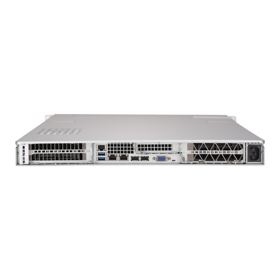 Supermicro SuperServer SYS-1019GP-TT 1U max. 1.5TB 2x10GbE 2xGPU 6x2,5 Rack-WS S3647