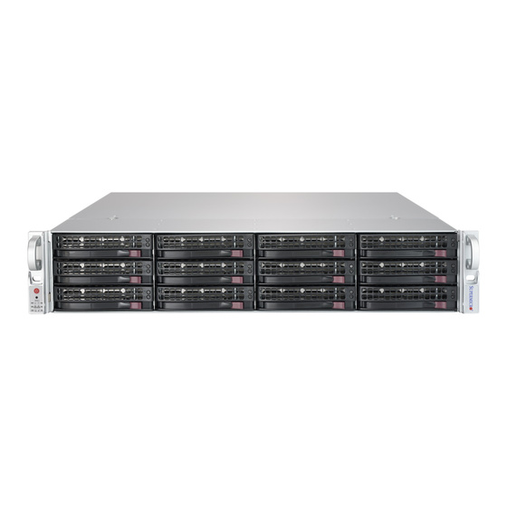 Supermicro SuperStorage SSG-5029P-E1CTR12L 2U max. 2TB 2x10GbE 12x3,5 SAS 3008 2x800W S3647