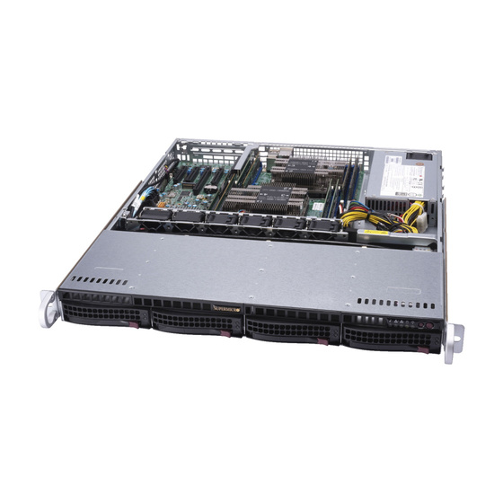 Supermicro SuperServer SYS-6019P-MT 1U max. 2TB 2xGbE 4x3,5 Short S3647