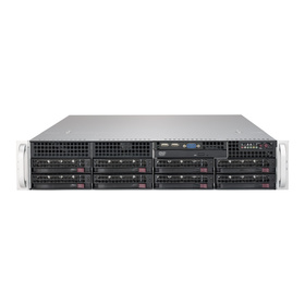 Supermicro SuperServer SYS-6029P-TR 2U max. 4TB 2xGbE 8x3,5" 2x1000W S3647