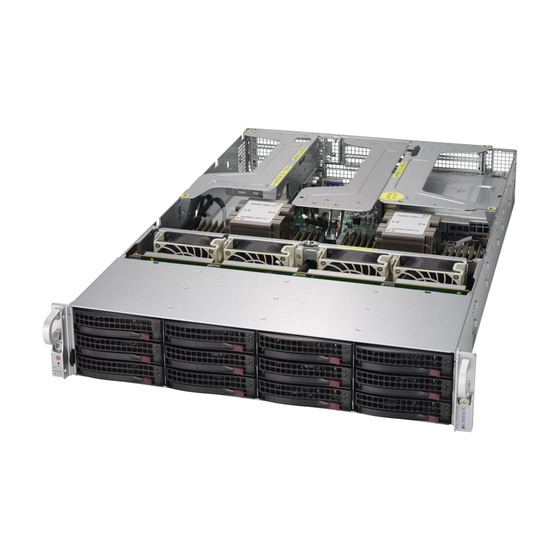 Supermicro SuperServer SYS-6029U-TRT 2U max. 6TB 2x10GbE 12x3,5 2x1000W WIO S3647