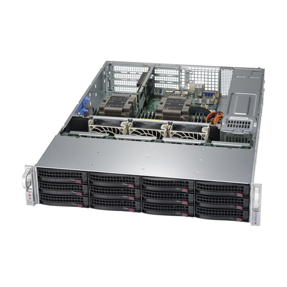 Supermicro SuperServer SYS-6029P-WTRT 2U max. 3TB 2x10GbE 12x3,5 2x1200W WIO S3647