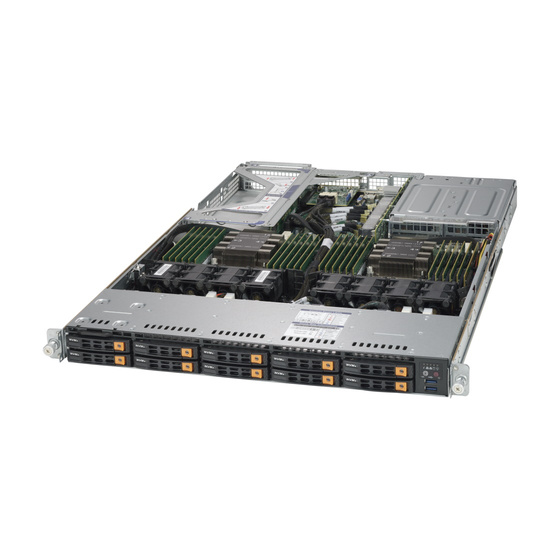 Supermicro SuperServer SYS-1029U-TN10RT 1U max. 6TB 2x10GbE 10xNVMe 2x1000W S3647