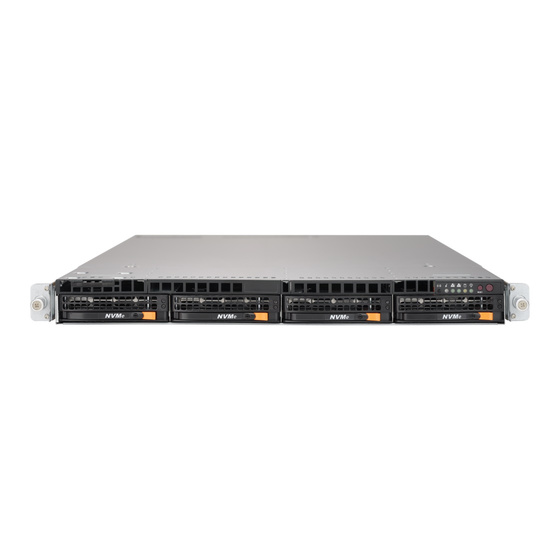 Supermicro SuperServer SYS-6019U-TN4RT 1U max. 6TB 2x10GbE 4xNVMe 3xPCIe 2x750W S3647