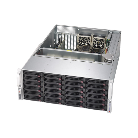 Supermicro SuperStorage SSG-6049P-E1CR24H 4U max. 4TB 2x10GbE 24x3,5 SAS RAID S3647