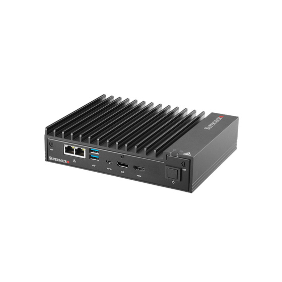 Supermicro SuperServer E100-9S IoT Box 2-Core i7-7600U max. 32GB 2xGbE M.2 TPM Fanless