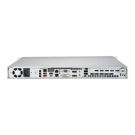 Supermicro SuperServer 5019C-MHN2 IoT 1U LGA1151v2 max. 128GB 2xGbE 4x3,5 PCIe M.2 IPMI