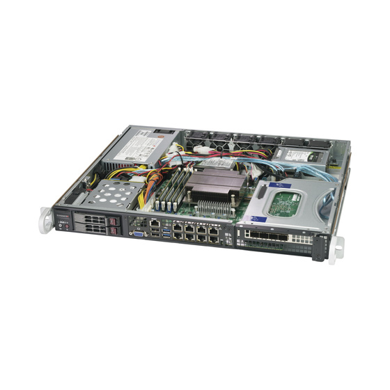 Supermicro SuperServer 1019C-FHTN8 IoT 1U LGA1151v2 max. 128GB 8xGbE 4x2,5 PCIe M.2 IPMI