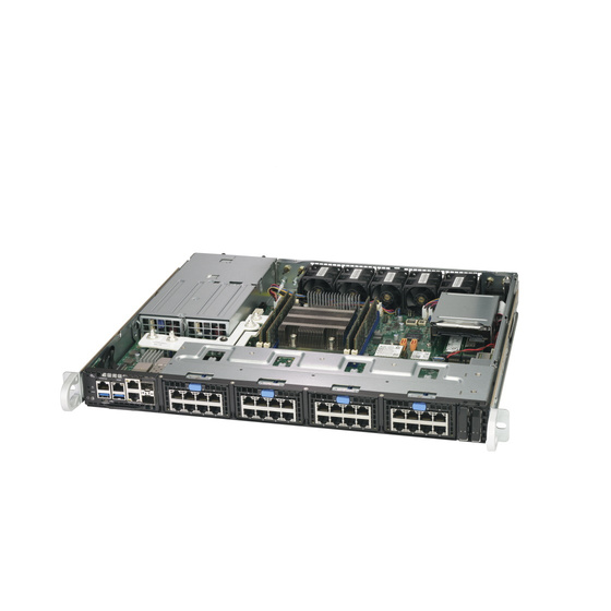 Supermicro SuperServer 1019D-FRN5TP IoT 1U 8-Core D-2146NT max. 512GB 4x10G 2x2,5 QAT 4xAIOM 2x400W