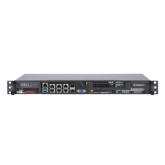 Supermicro SuperServer 5019D-4C-FN8TP IoT 1U 4-Core D-2123IT max. 512GB 4xGbE 4x10G 4x2,5 M.2 IPMI