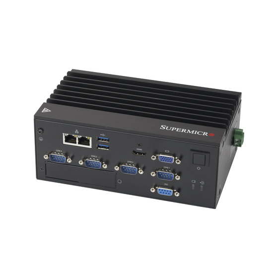 Supermicro SuperServer E100-9AP-IA IoT Box 4-Core E3940 max. 8GB 2xGbE M.2 HDMI 4xCOM -20C to 60C Fanless