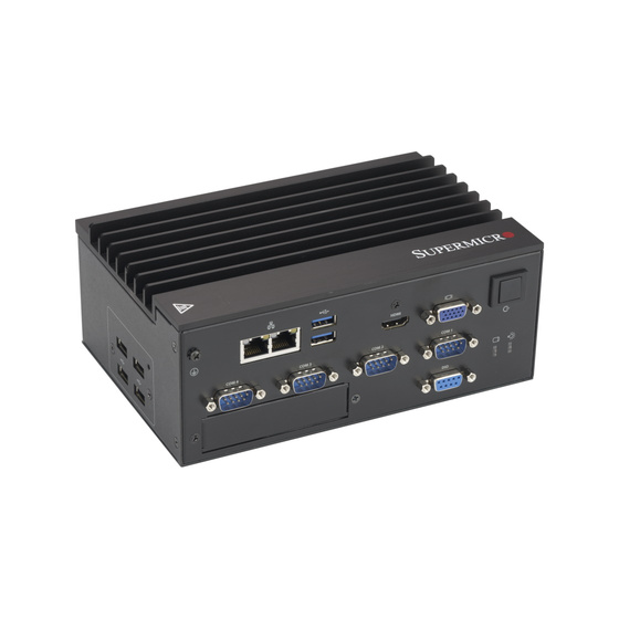 Supermicro SuperServer E100-9AP-IA IoT Box 4-Core E3940 max. 8GB 2xGbE M.2 HDMI 4xCOM -20C to 60C Fanless