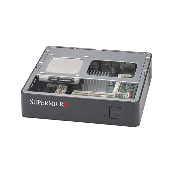 Supermicro SuperServer E200-8B IoT Box 4-Core J1900 max. 8GB 2xGbE 1x2,5 mSATA HDMI/DP