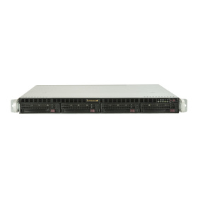 Supermicro SuperServer 5018D-MHR7N4P IoT 1U 8-Core D-1537 max. 128GB 2xGbE 2x10G SFP+ 4x3,5" 1xPCIe 2x400W