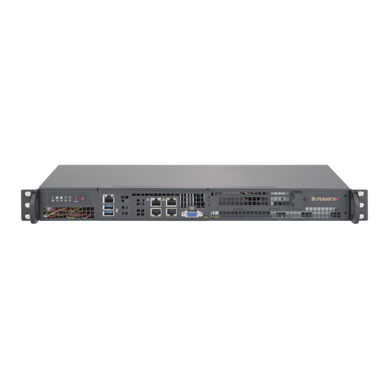 Supermicro SuperServer 5019D-FTN4 IoT 1U 8-Core EPYC 3251 max. 512GB 4xGbE 4x2,5 1xPCIe IPMI