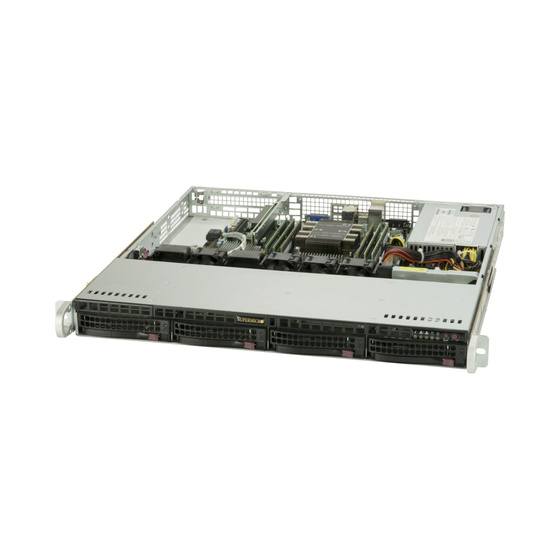 Supermicro CSE-813MFTQC-350CB 1U Chassis 4x3,5 350W