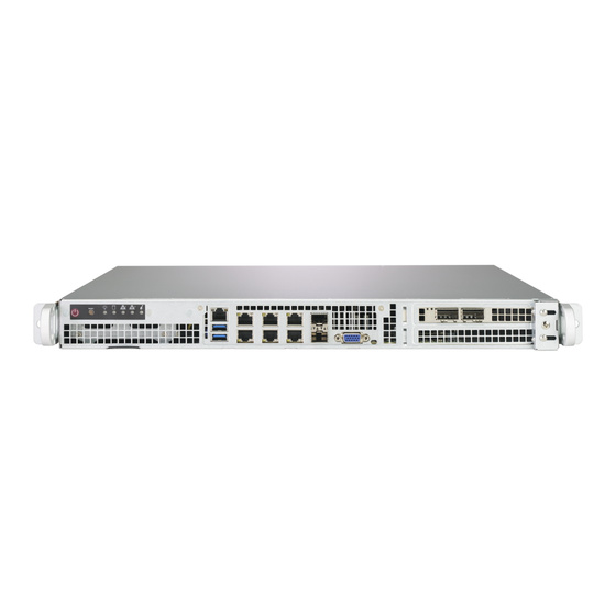 Supermicro CSE-515-R407 1U Chassis 2x2,5 Front I/O Short 2x400W